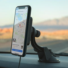 Windshield Dashboard Car Mount Charger Magnetic with wireless charging compatible with Qi-enabled smartphones iPhone, Note10 / Note10+ / Galaxy s10, s10e, s10+