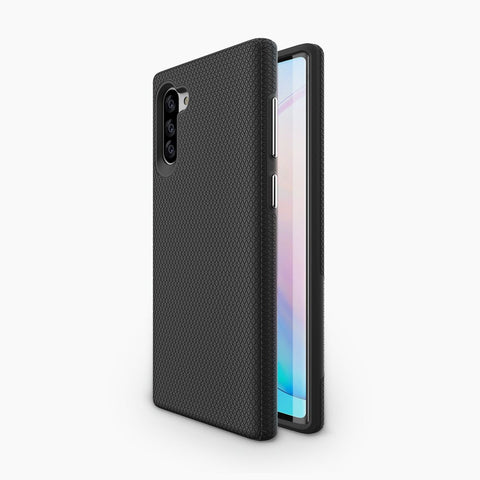Galaxy Note10 Case Featuring a magnetic back, compatible with magnetic wireless charging car holders and stands